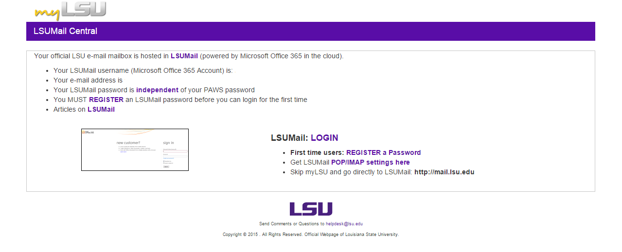 the lsumail central windows box